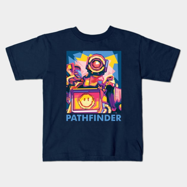 Pathfinder Pop art Kids T-Shirt by Shuriken